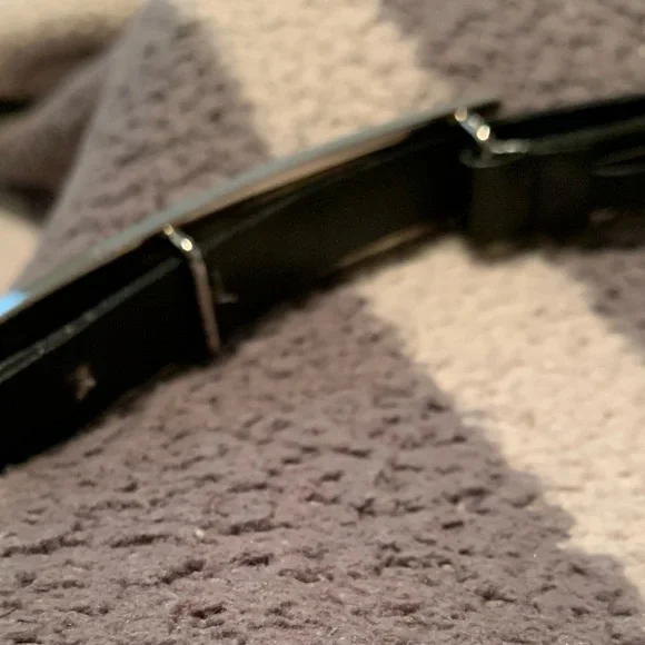 Gucci belt Silver and Black